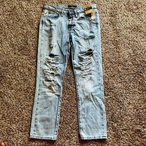 Light blue wash Aero distressed jeans size 6